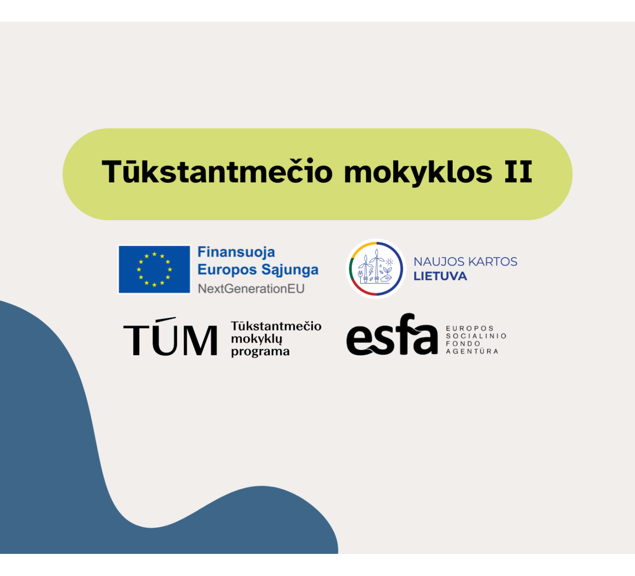 Projektas „Tūkstantmečio mokyklos II“: pasirašyta jungtinės veiklos sutartis