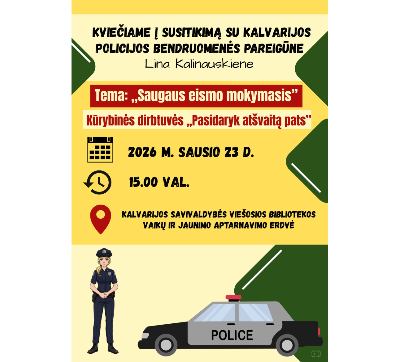 Kūrybinės dirbtuvės „Pasidaryk atšvaitą pats“