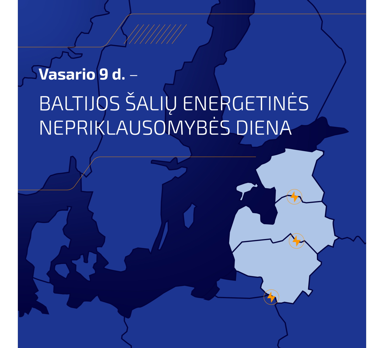 Vasario 9 d. – Baltijos šalių energetinės nepriklausomybės diena. Kviečiame dalyvauti Nacionaliniame energetikos egzamine!