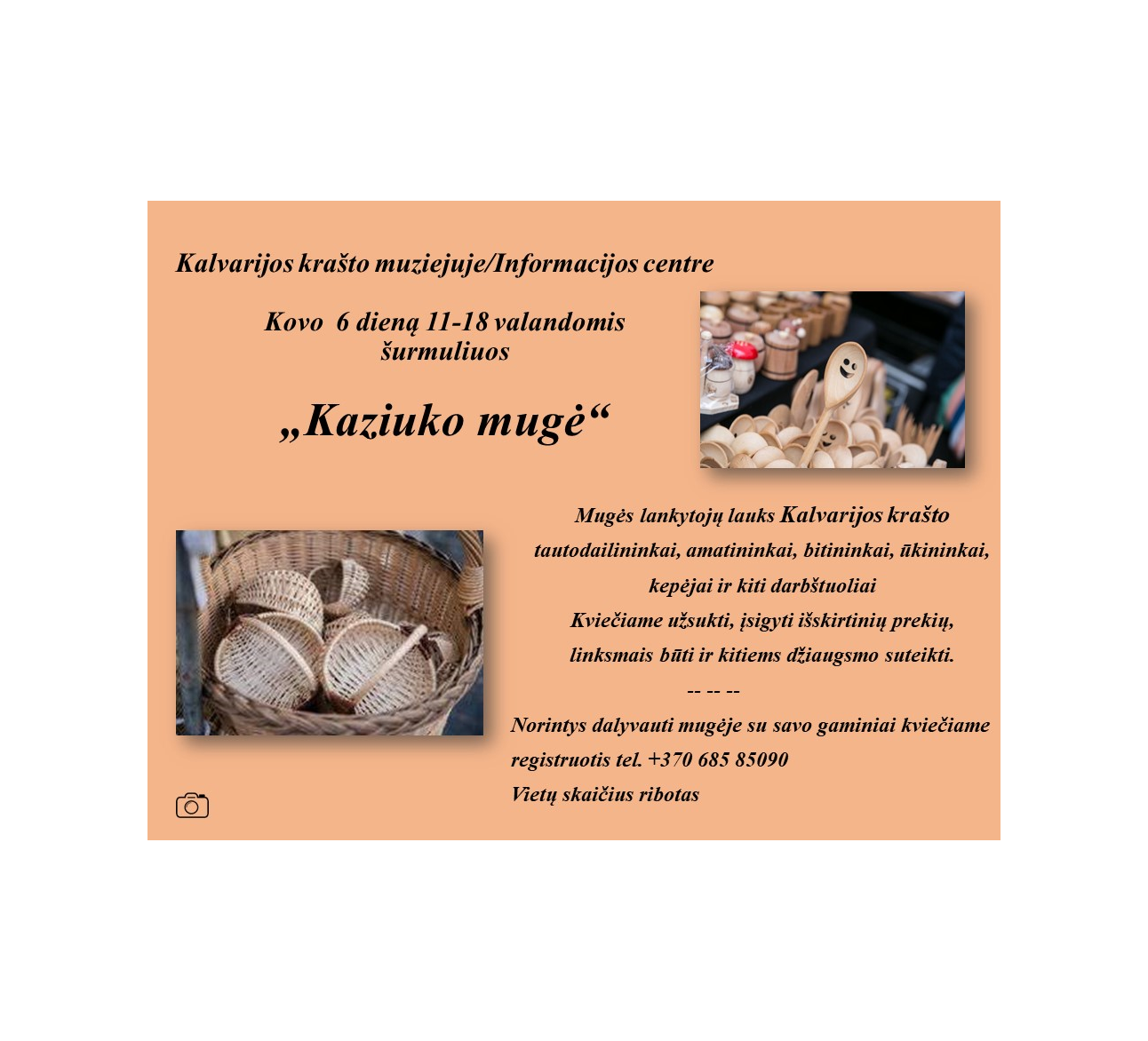 Kaziuko mugė Kalvarijos krašto muziejuje