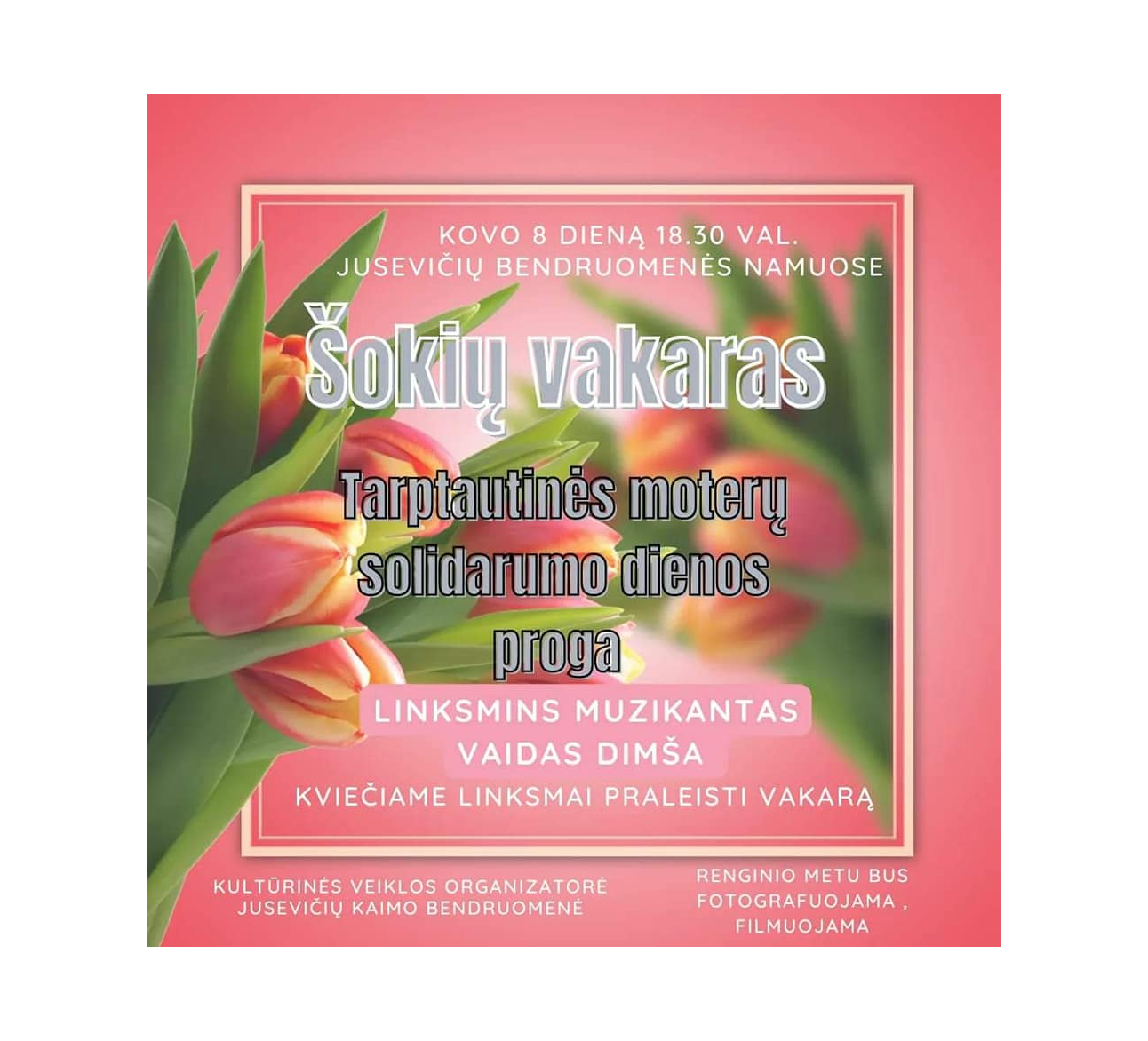 Šokių vakaras Jusevičiuose