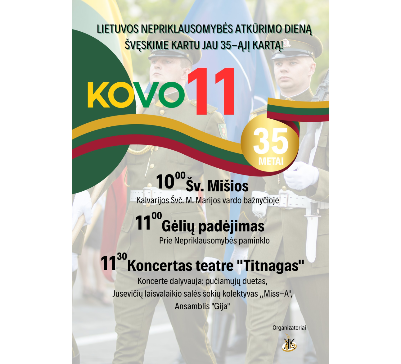 Kovo 11-osios renginiai