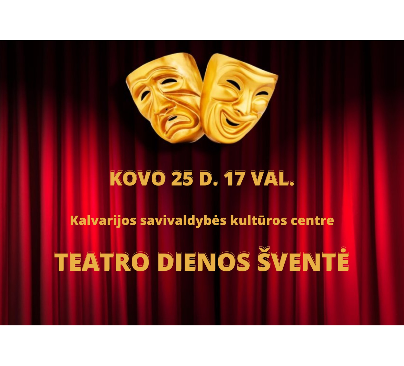Teatro dienos šventė Kalvarijoje