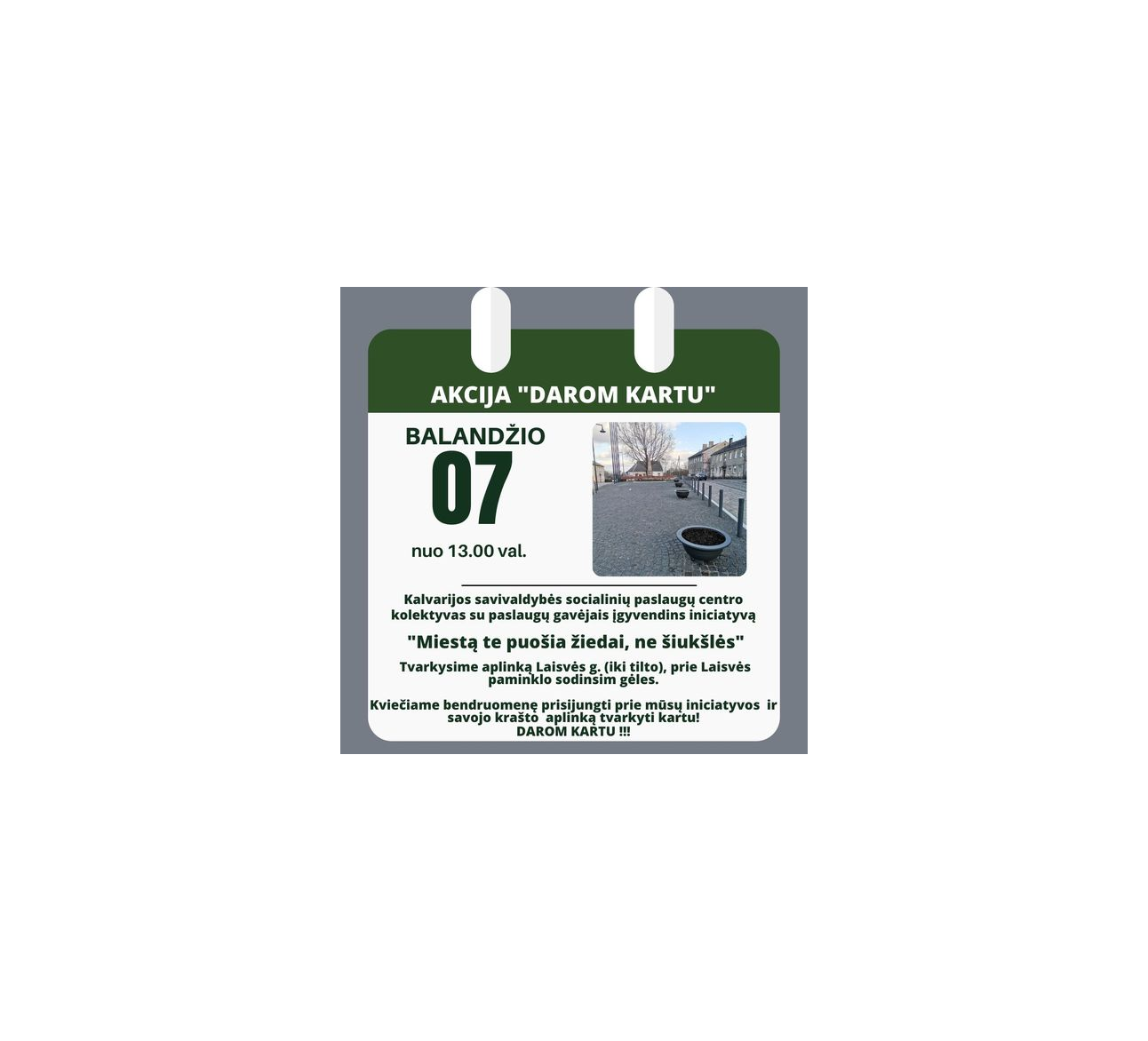 Akcija "Darom kartu"