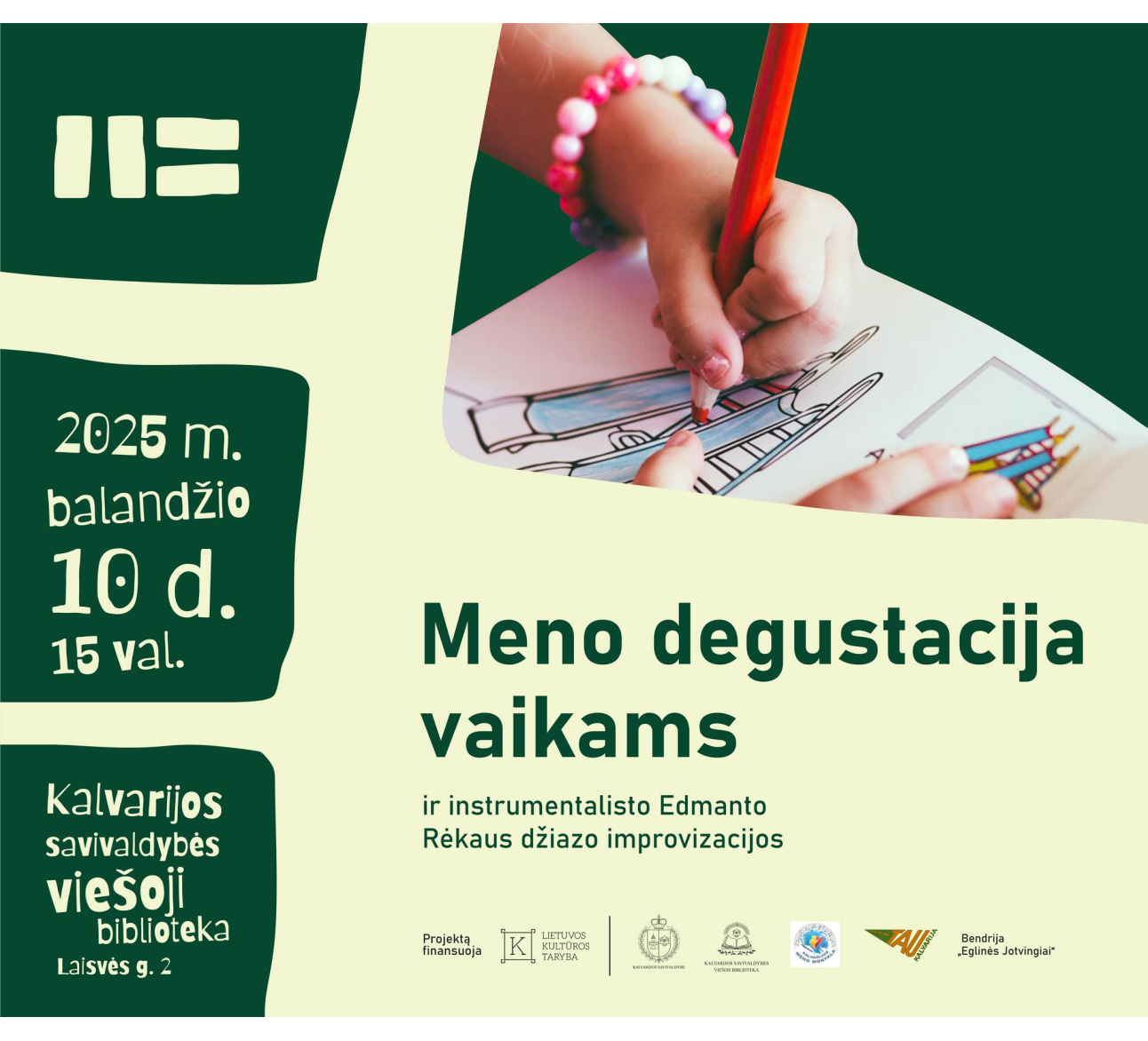 Meno degustacija vaikams