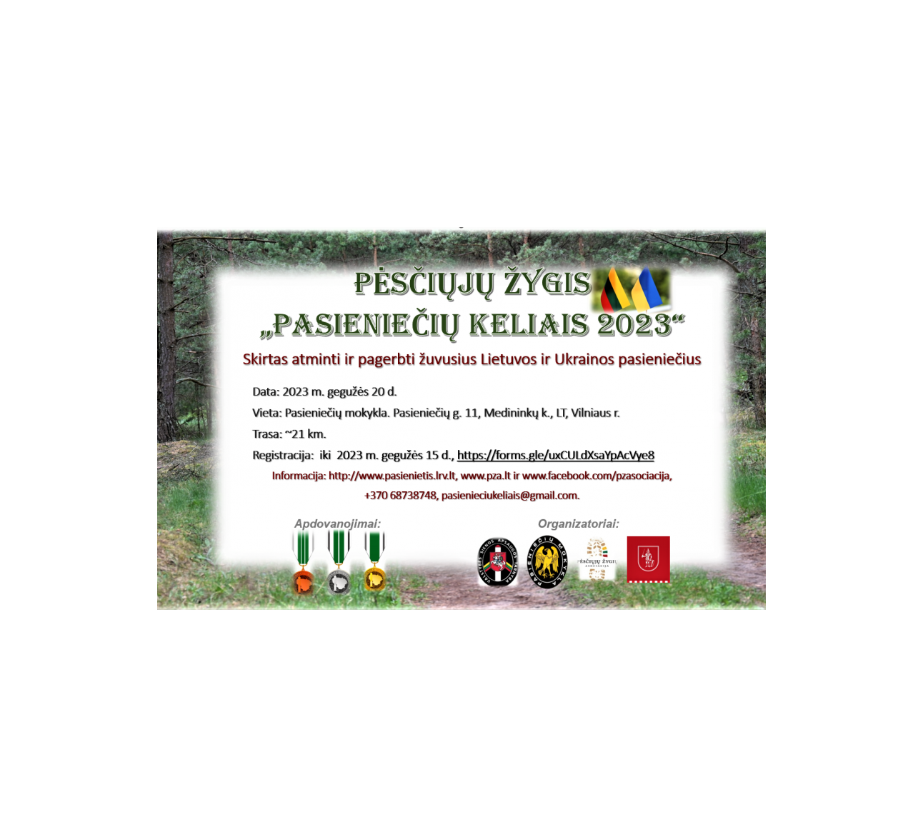 Pėsčiųjų žygis "Pasieniečių keliais"