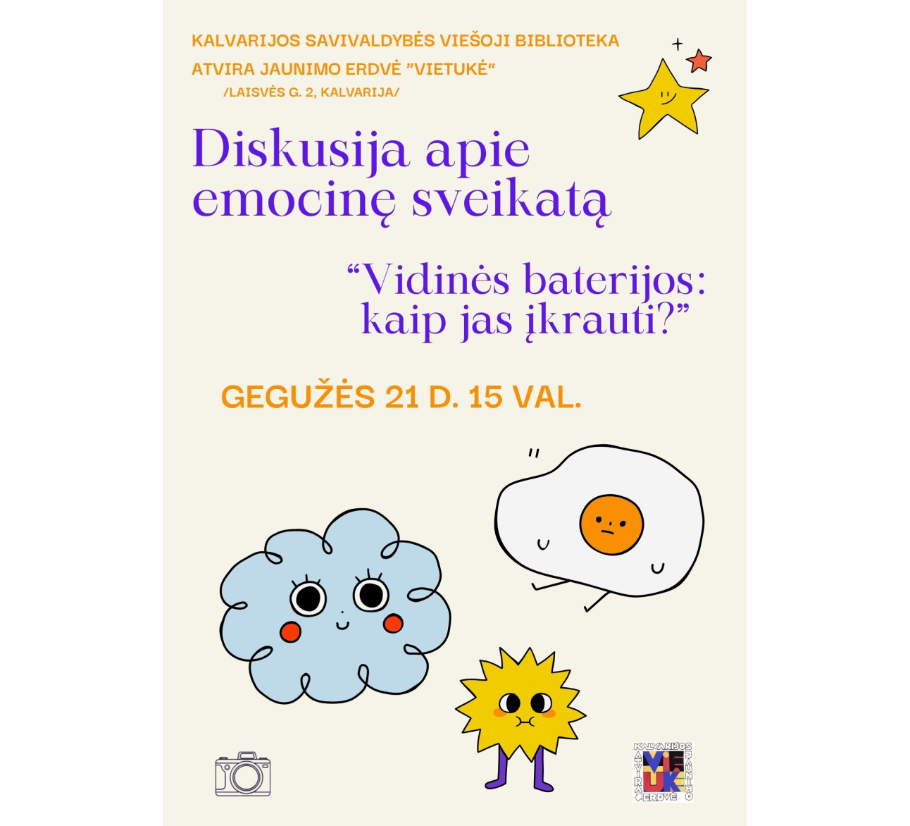Diskusija apie emocinę sveikatą