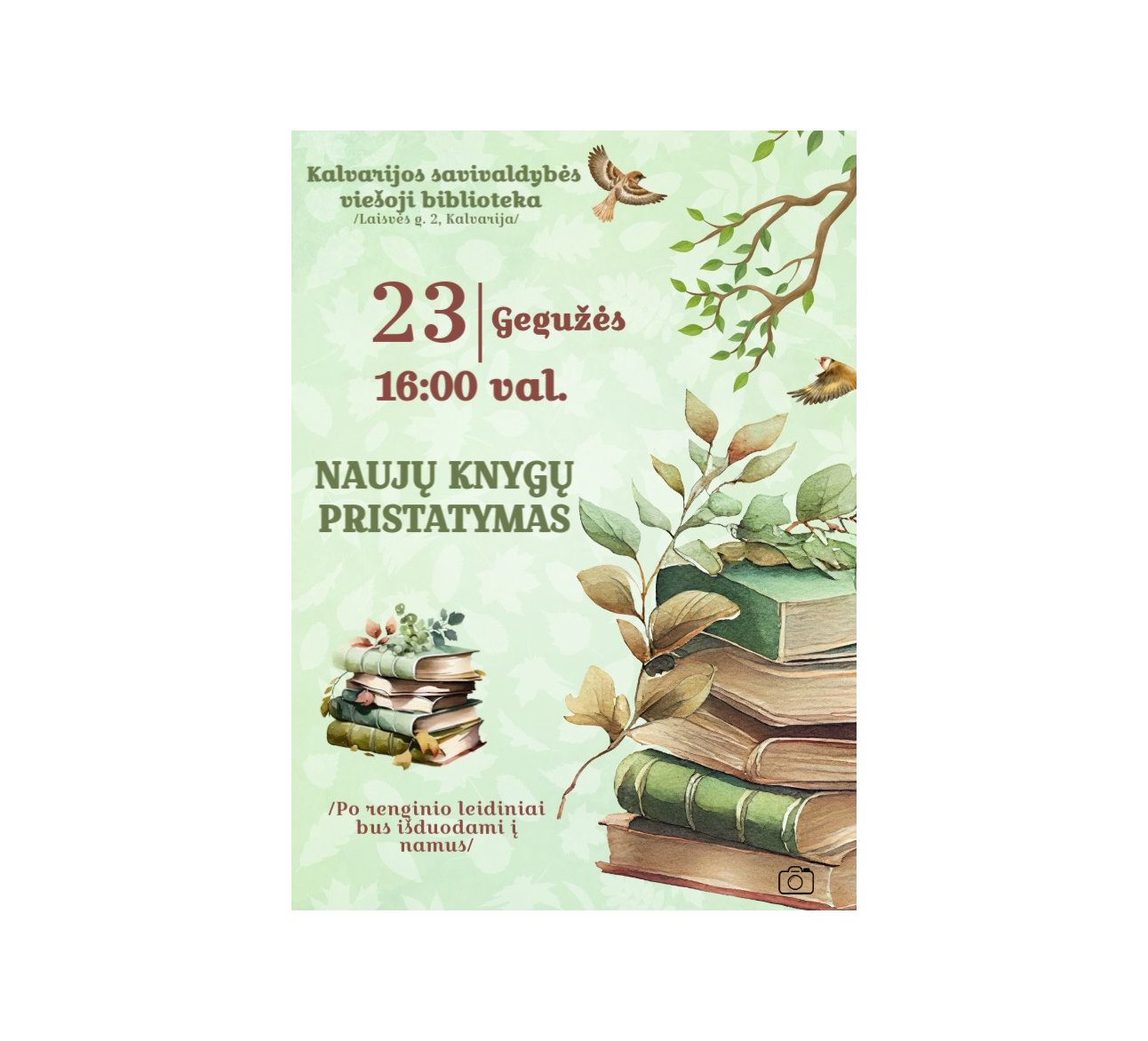 Naujų knygų pristatymas