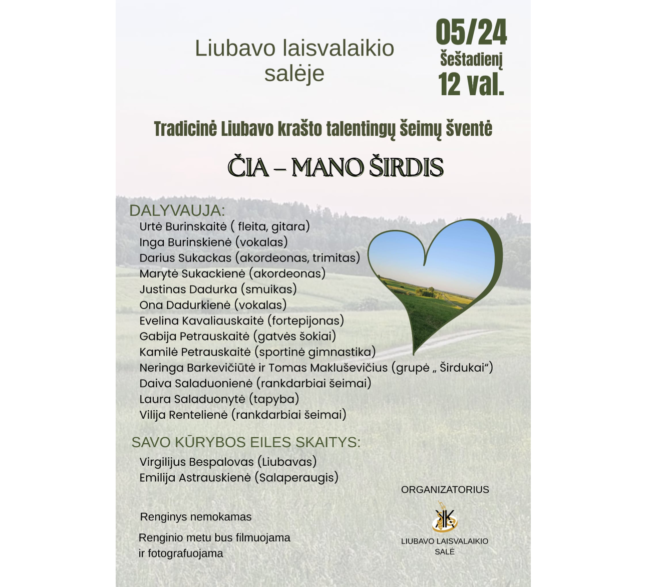Talentingų šeimų šventė Liubave