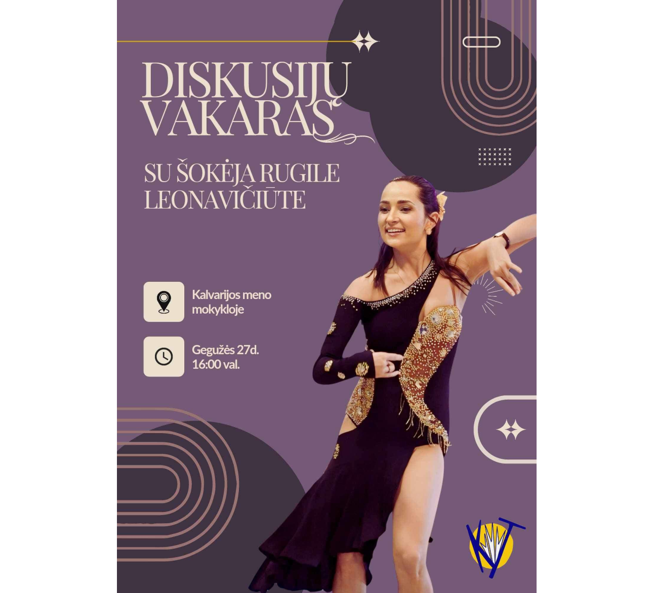 Diskusijų vakaras su šokėja Rugile Leonavičiūte