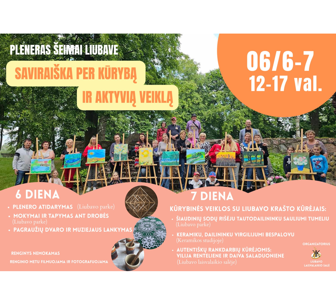 Pleneras šeimai ,,Saviraiška per kūrybą ir aktyvią veiklą"