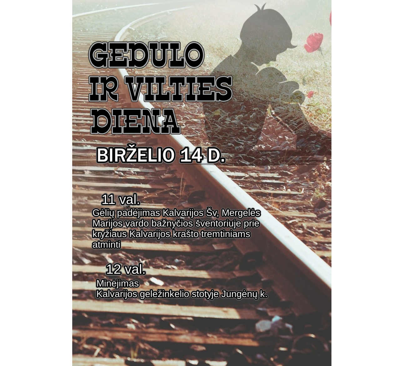 Gedulo ir vilties dienos minėjimas