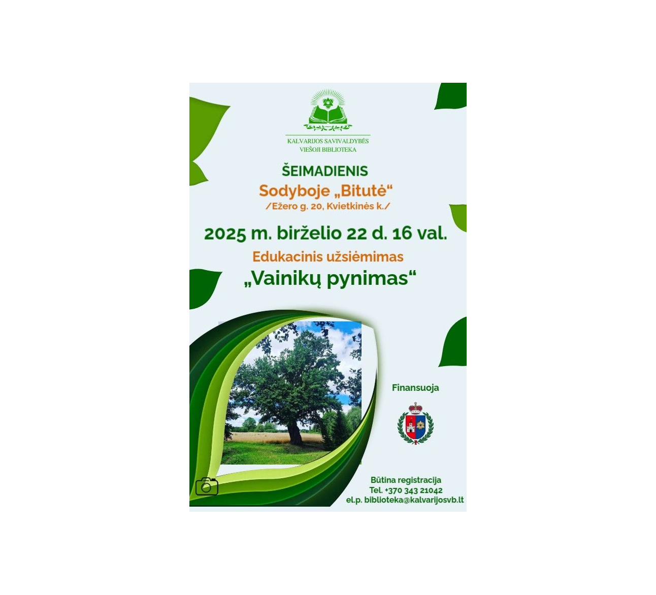 Edukacinis užsiėmimas „Vainikų pynimas“