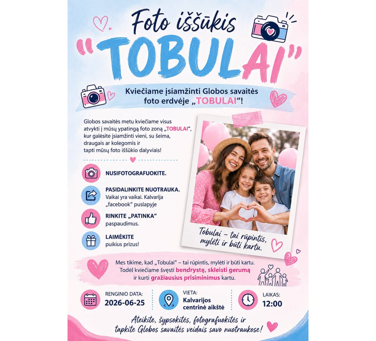 Foto iššūkis „Tobulai“