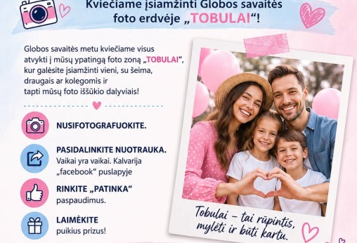 Foto iššūkis „Tobulai“