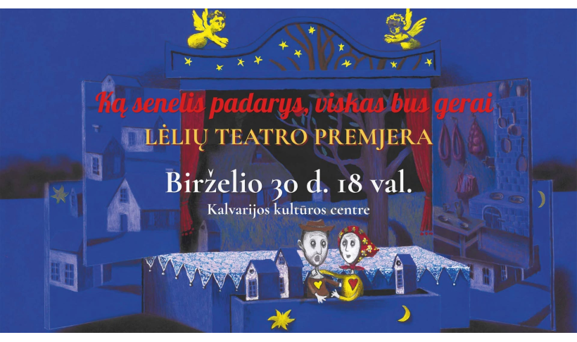 Lėlių teatro premjera Kalvarijoje