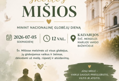 Globėjams skirtos šv.Mišios