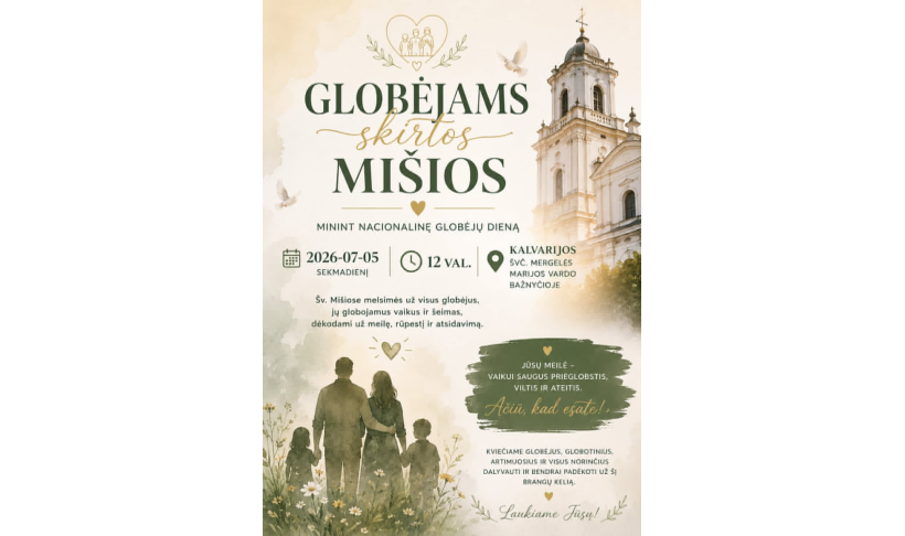 Globėjams skirtos šv.Mišios