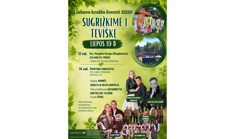 „Sugrįžkime į tėviškę“ Liubave
