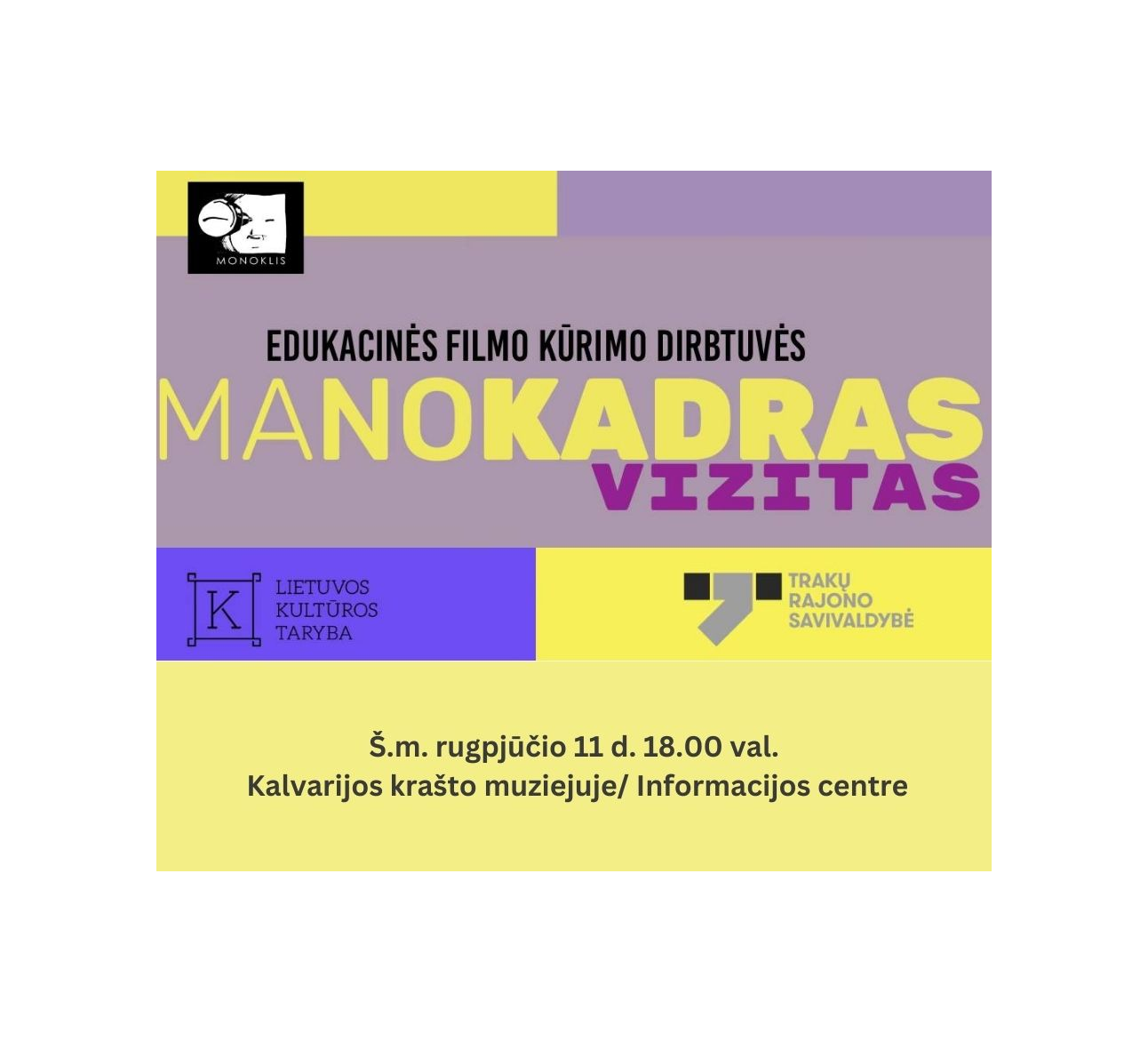 Edukacinių filmų kūrimo dirbtuvių premjera