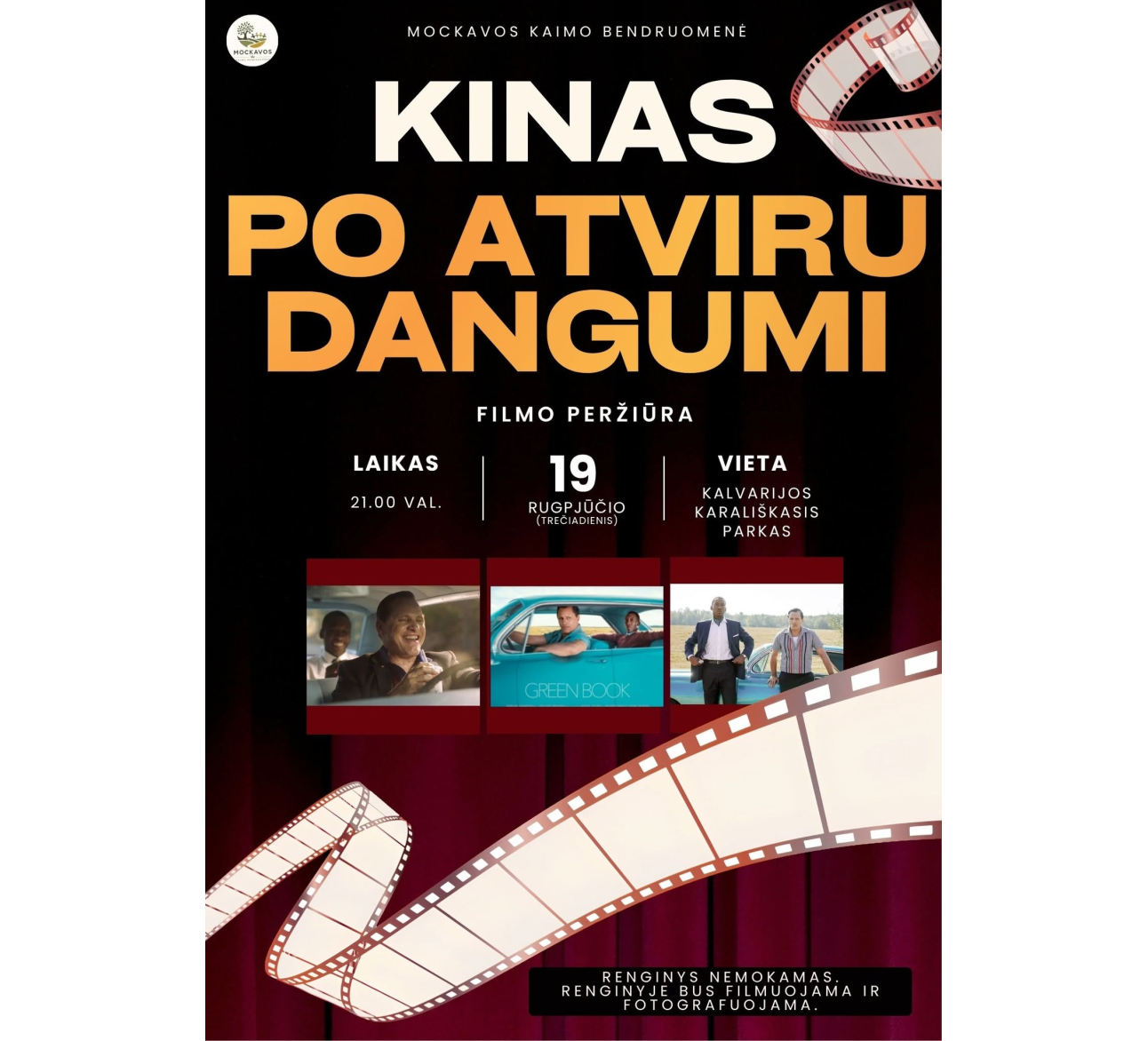 Kinas po atviru dangumi Kalvarijoje