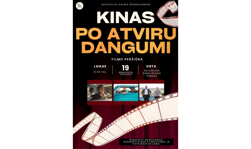 Kinas po atviru dangumi Kalvarijoje
