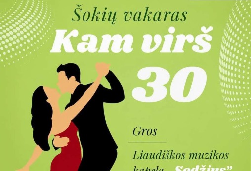 Šokių vakarai kam virš 30