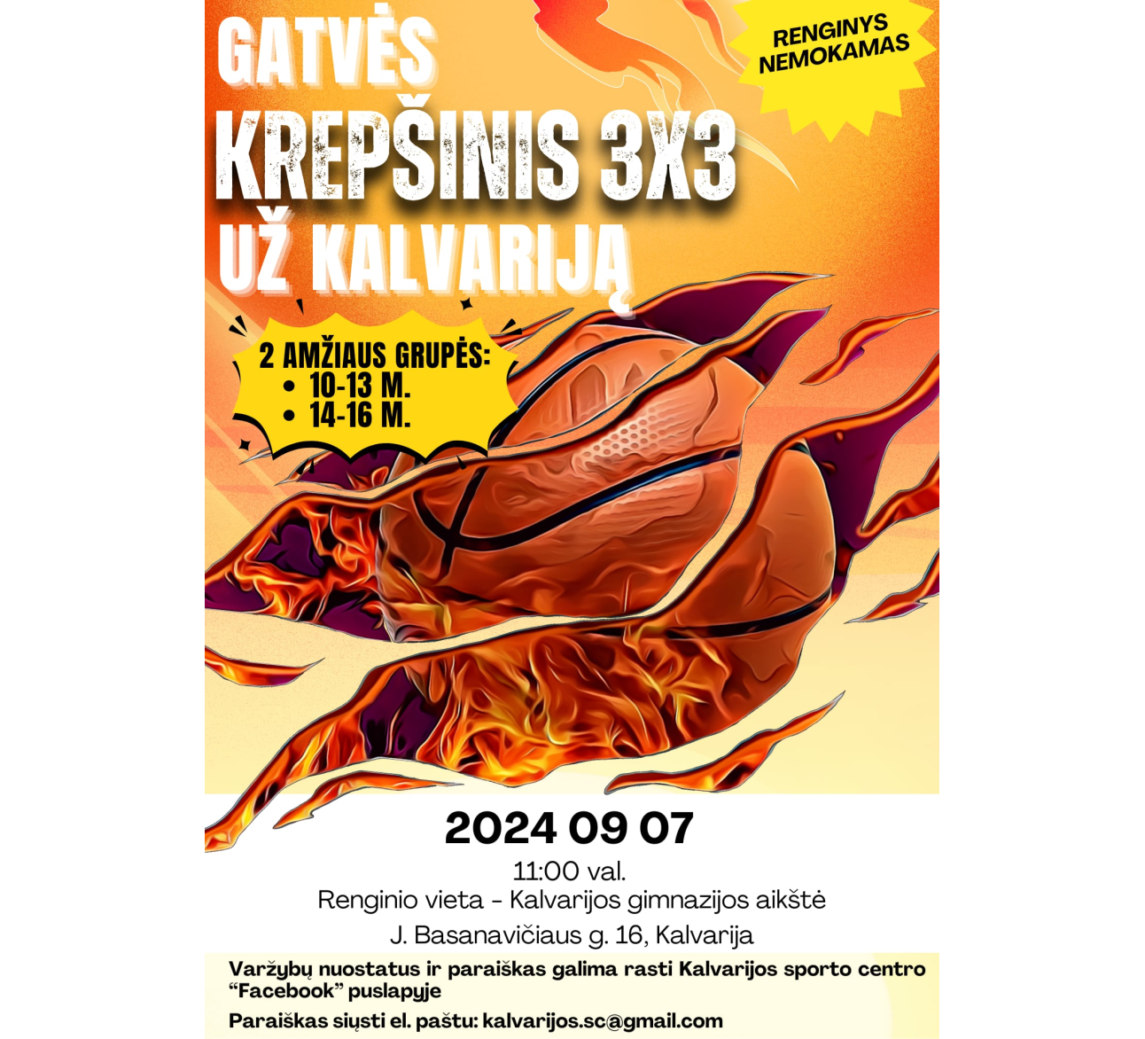 Gatvės krepšinis 3x3