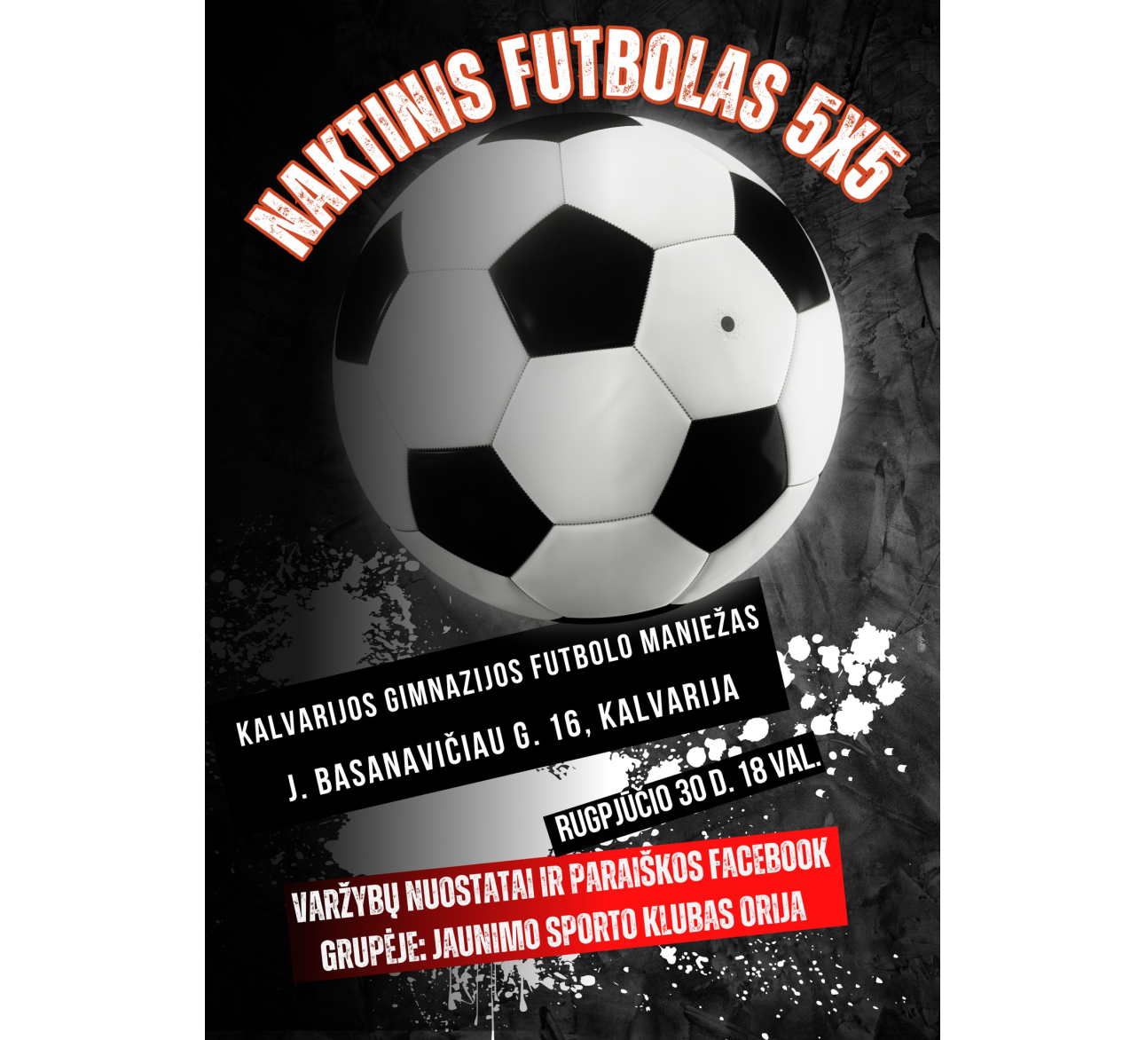Naktinis futbolas 5x5