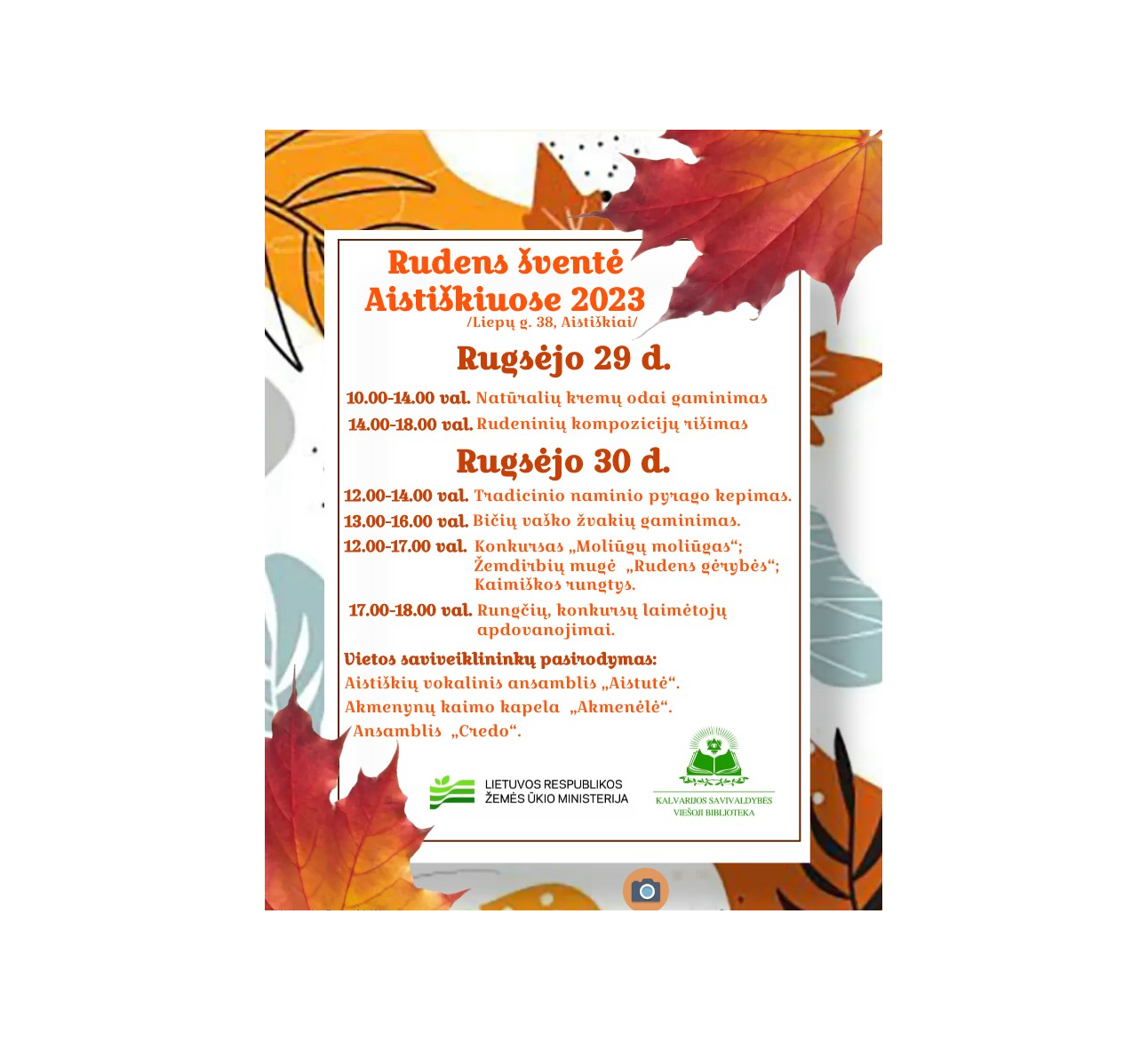 Rudens šventė Aistiškiuose