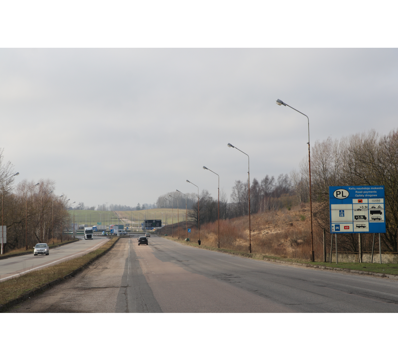 Prasidėjo Lenkijos ūkininkų protestas Kalvarijos – Budzisko (Lenkija) pasienyje