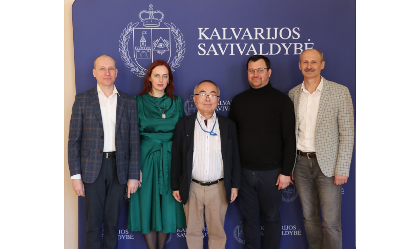 Kalvarijoje lankėsi Tokijo universiteto profesorius