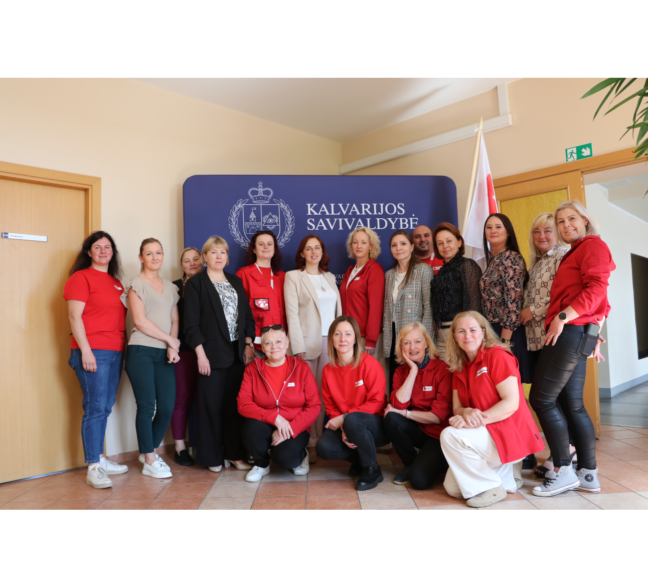 Kalvarijoje lankėsi Lietuvos Raudonojo kryžiaus savanoriai