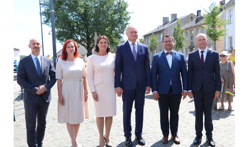 Lietuvos Respublikos Prezidento Gitano Nausėdos ir jo komandos vizitas Kalvarijoje