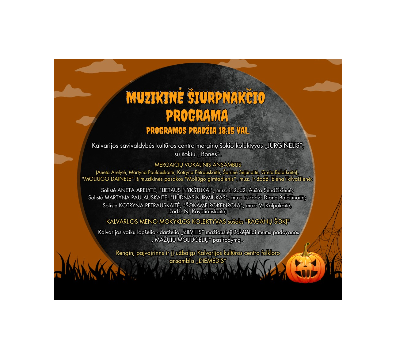 Muzikinė Šiurpnakčio programa