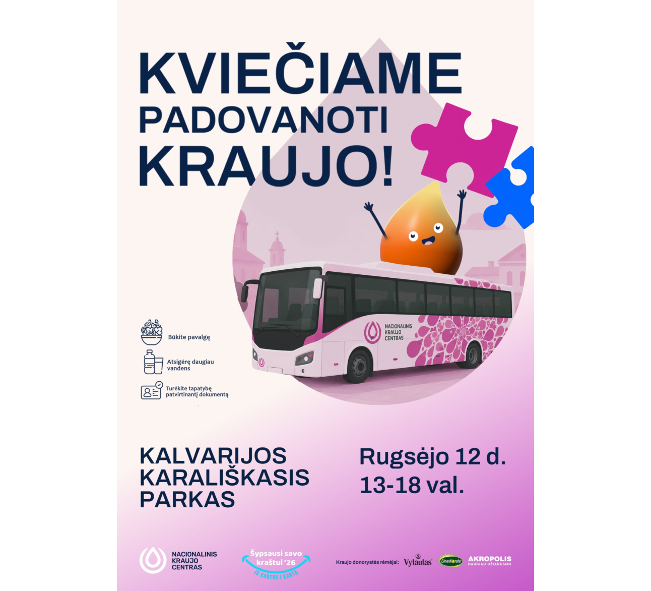 Kviečiame padovanoti kraujo!