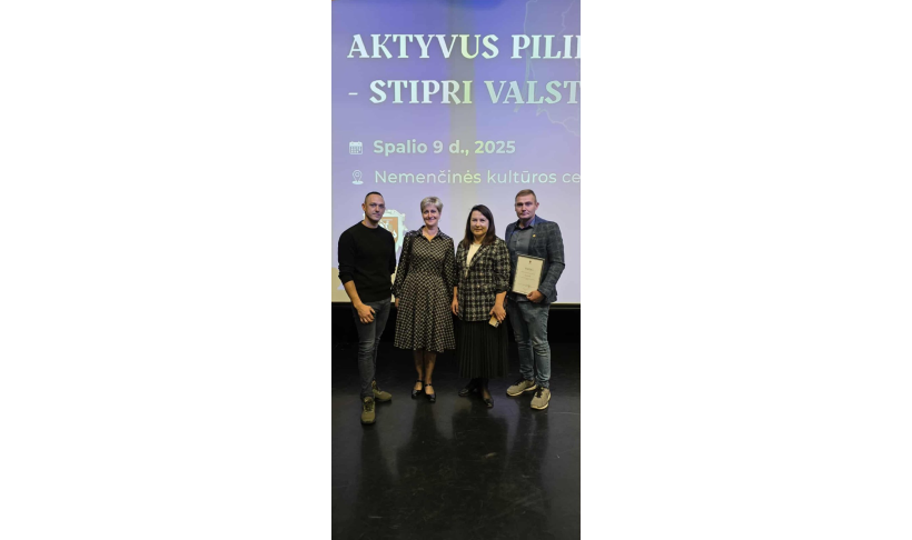 Vidaus reikalų ministerijos apdovanojimas Trakėnų seniūnaičiui Haroldui Areliui