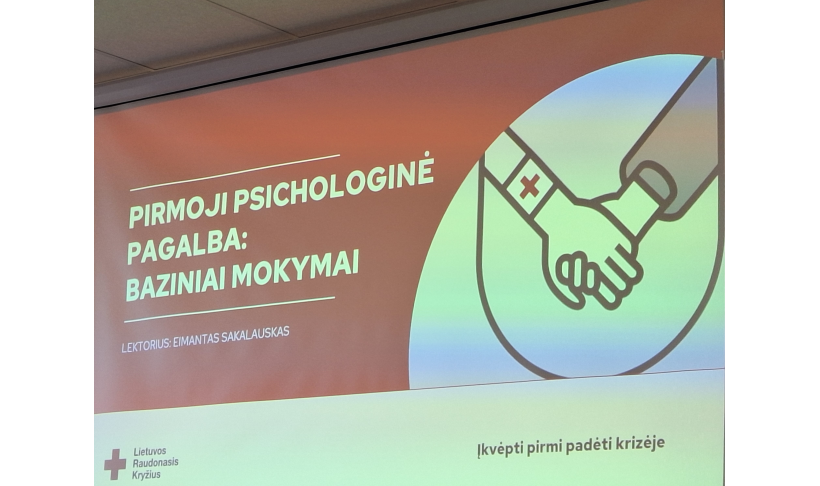 Pirmosios psichologinės pagalbos mokymai