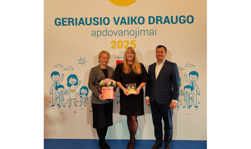 Pasaulinę vaiko teisių dieną, įteikti „geriausio vaiko draugo“ apdovanojimai 