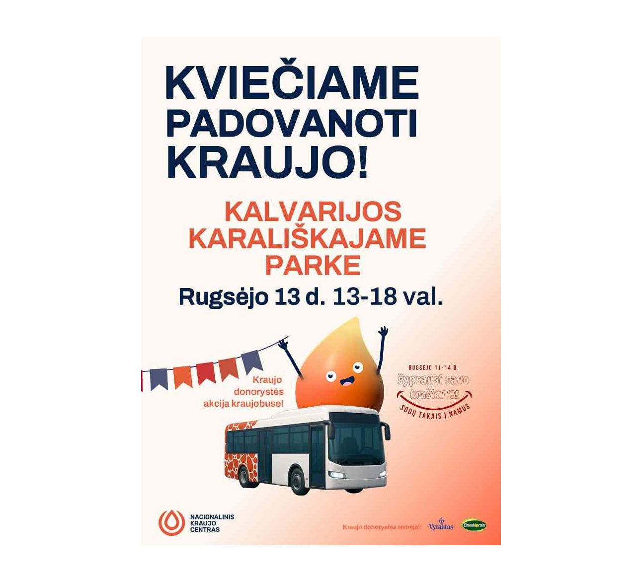 Kviečiame padovanoti kraujo