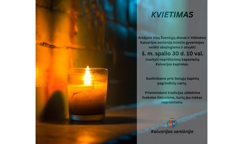 Kviečiame prisidėti prie neprižiūrimų kapaviečių tvarkymo