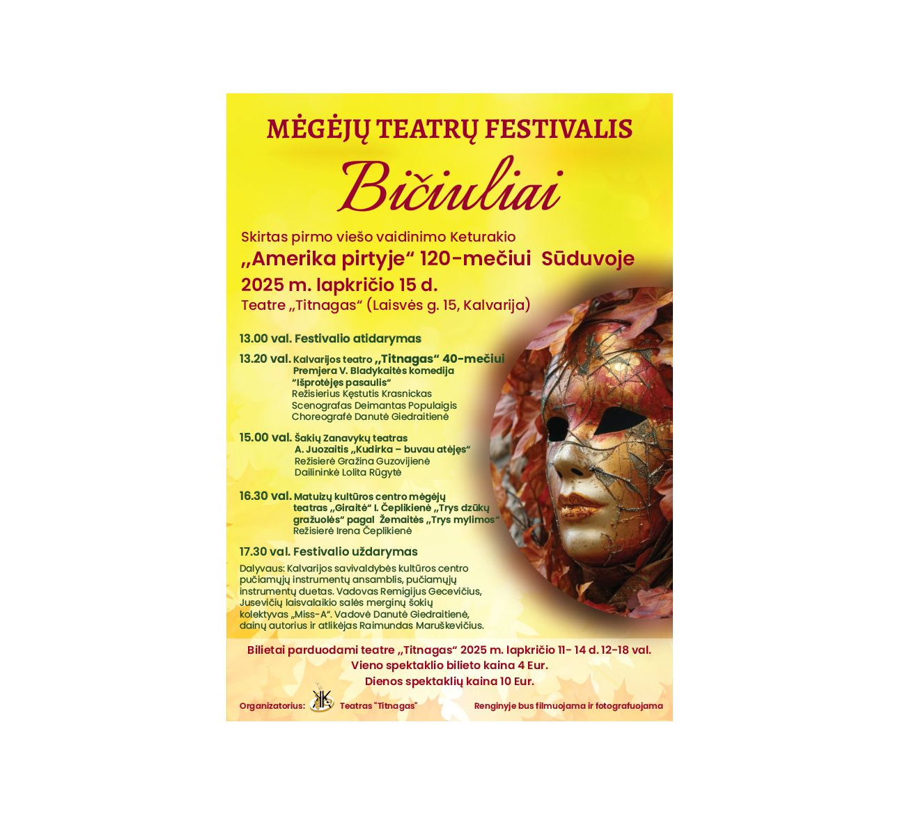 Mėgėjų teatrų festivalis „Bičiuliai“