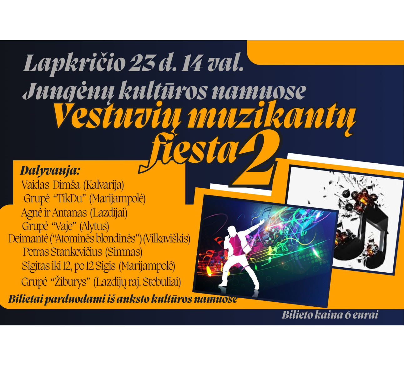 Vestuvių muzikantų fiesta Jungėnuose