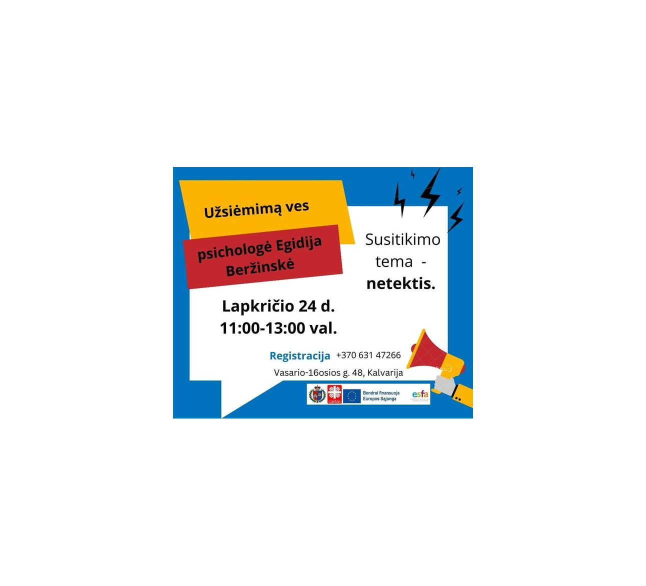 Susitikimo tema- netektis