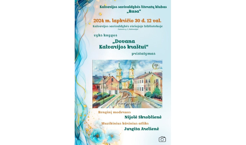 Knygos „Dovana Kalvarijos kraštui“ pristatymas