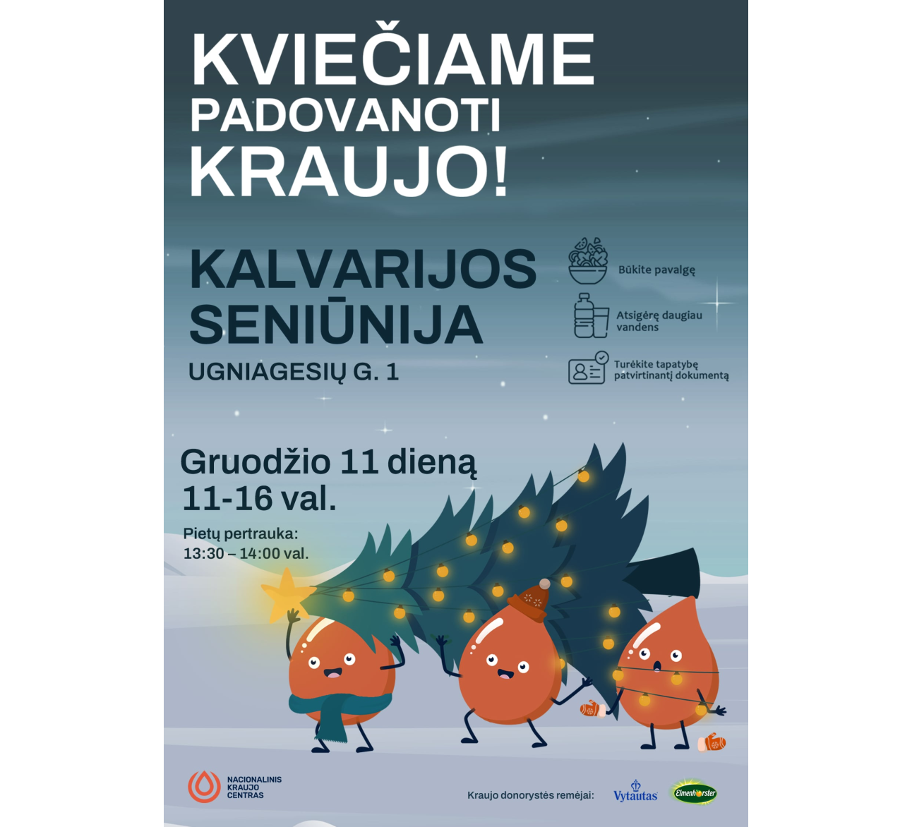 Kraujo donorystės akcija