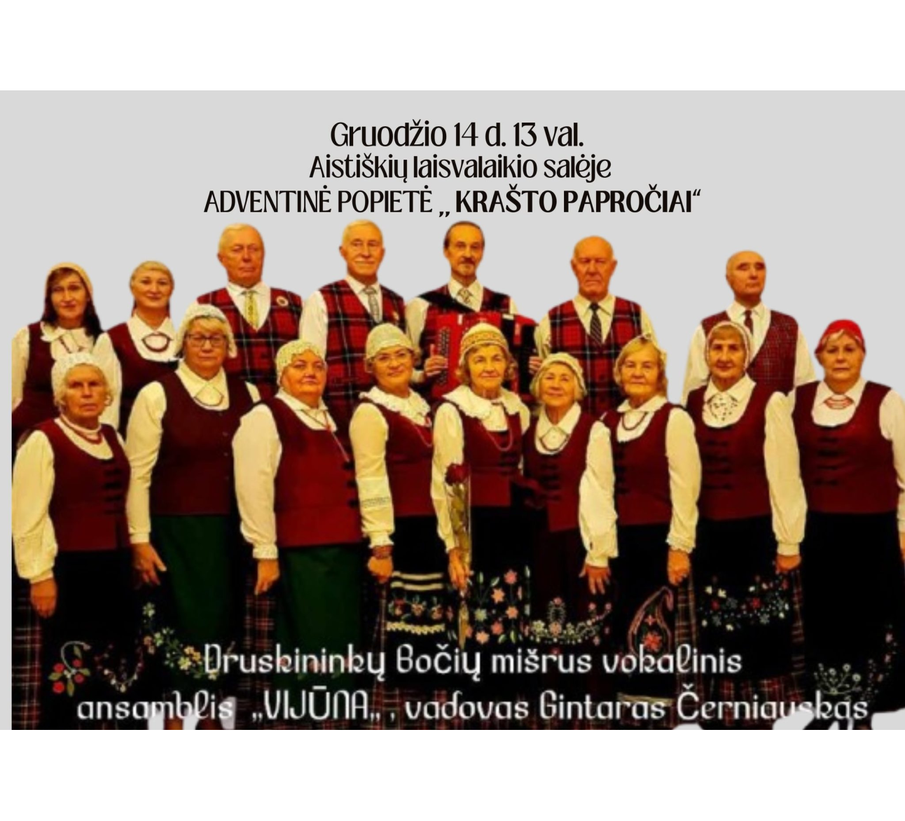 Adventinė popietė Aistiškiuose