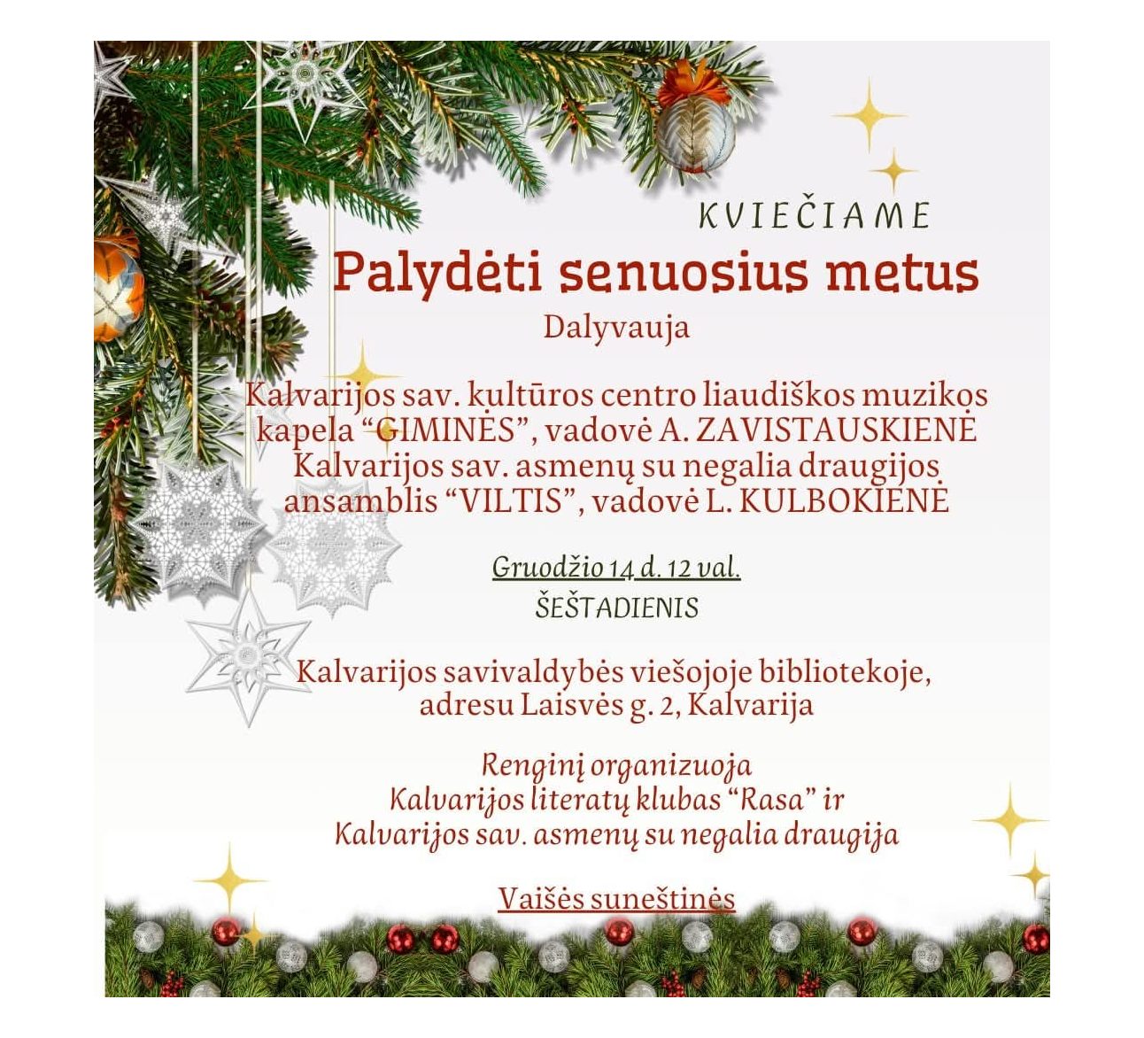 Senųjų metų palydėjimas