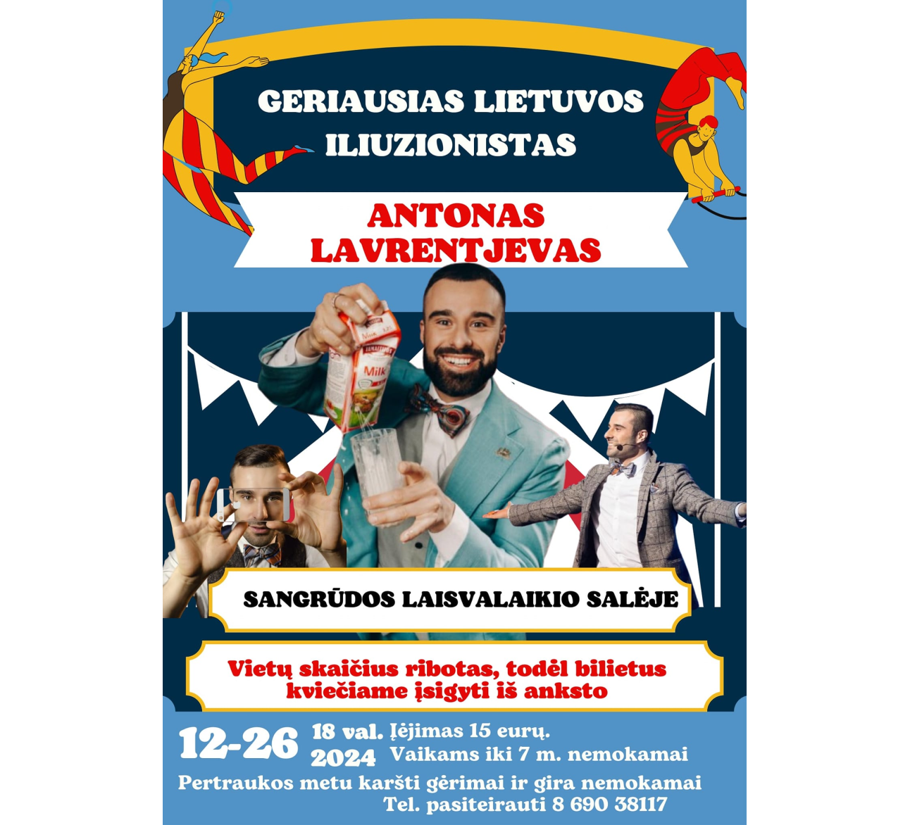 Geriausias Lietuvos iliuzionistas Antonas Lavrentjevas