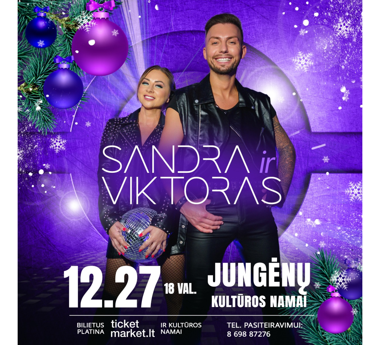 Šventinis Sandros ir Viktoro koncertas Jungėnuose